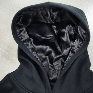 เสื้อฮู้ดผ้าซาตินซับในผ้าไหมสำหรับฤดูหนาว - Product Image 1