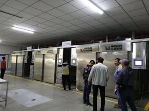 Carne seca salchicha mortadela tocino carne humo horno Gas/vapor horno Industrial 250 Kilos 500 Kilos máquina <span class=keywords><strong>de</strong></span> horno <span class=keywords><strong>de</strong></span> humo - Product Image 5