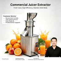 Industriële Wortel Koude Pers Juicer Machine Goede Prestaties Met Goedkope Prijs 220V Motor Als Kerncomponent