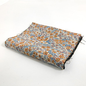 Polyester bông sợi nhuộm Jacquard vải phong cách mộc mạc hoa nhỏ mô hình retro Ins ống thổi túi quần áo trang trí Giày - Product Image 4