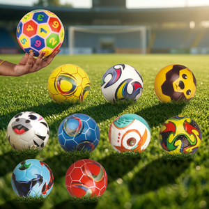 Mini Balón de Fútbol de 15.5 cm, Ligero, con Unión Térmica, para Entrenamiento en Interiores para Niños, Diseño Colorido - Product Image 4
