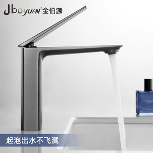 Basin Faucet Single Handle Ceramic Valve Core <b>Deck</b> Mounted Single Hole Copper Basin Faucet - Product Image 2