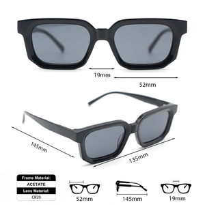 Lunettes <span class=keywords><strong>de</strong></span> soleil personnalisées en nylon et acétate, design 2023, logo personnalisé, UV400, pour hommes et femmes, monture transparente blanche - Product Image 4