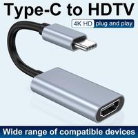 Cable convertidor HOT 4K 30Hz 3A de carga rápida tipo C macho a HDMI hembra para teléfono, portátil, PC, TV, monitor, proyector