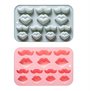 Disponibile in 14 Diverse Misure Stampo in Silicone a Forma di <span class=keywords><strong>Baffi</strong></span> e Labbra per Cioccolato Resina Caramelle Confezione all'Ingrosso Modello 1383 - Product Image 6