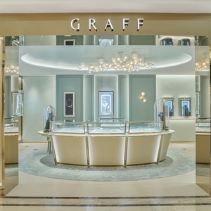 Xu Hướng Mới Kính Sang Trọng Tủ Trưng Bày Xoay Đồ Trang Sức Hiển Thị Cho Triển lãm Vàng Thép Không Gỉ Kệ Trưng Bày - Product Image 2