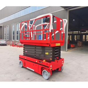 แท่นยกไฮดรอลิกแบบกรรไกรเคลื่อนที่ได้ ขนาด 6 ม. 10 ม. ยอดขายดีที่สุดของจีน แท่นยกทำงานแบบไฟฟ้า - Product Image 2