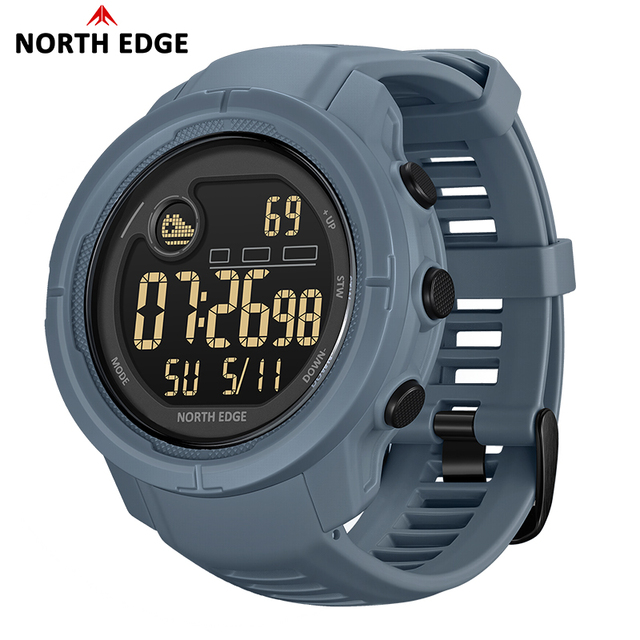 North Edge Mars5 Men's Outdoor Digital Watch Waterproof 50M Electronic Watches Smart Sports LED Watches for Men