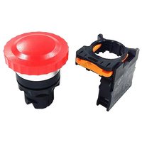 SKB0-PM10T SKB0-PM01T diamètre 22mm corps court interrupteur maintenu loquet autobloquant rouge vert jaune champignon bouton poussoir