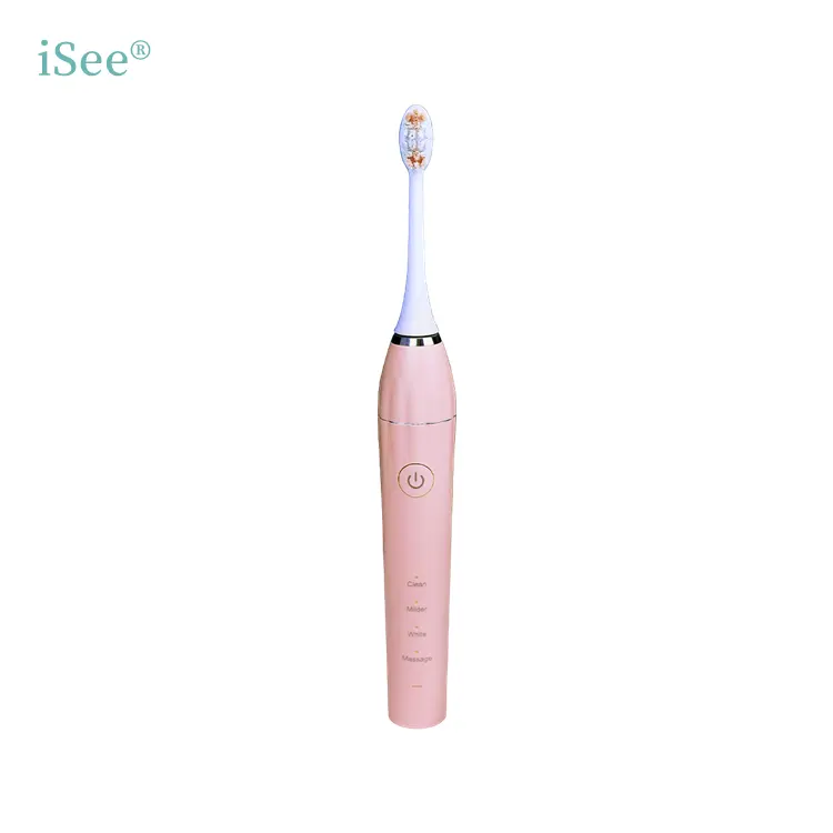 ISee-cepillo de dientes eléctrico sónico para adultos, con temporizador inteligente, largo tiempo de ejecución