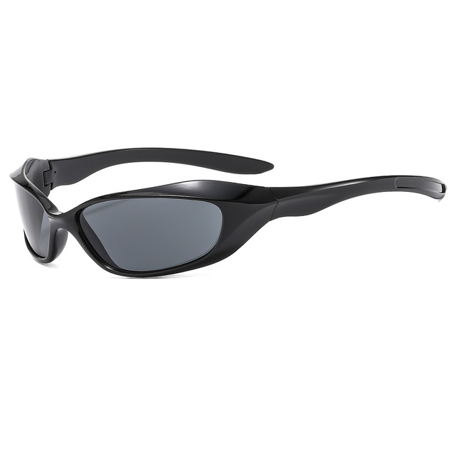 Lbashades 50402 Trendy Y2k Steampunk Sports Eyewear UV400 Fashion Punk Futuristic Popular Outdoor Cycling Sunglasses Women Men