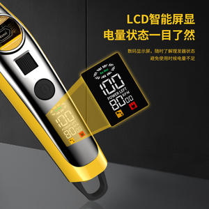 เครื่องตัดผมไฟฟ้า Kemei รุ่น KM1863 มอเตอร์ไร้แปรงถ่าน จอ LCD แสดงผล 6 ระดับความเร็ว เครื่องตัดผมระดับมืออาชีพ - Product Image 5