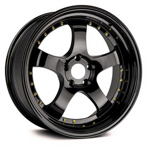 Nouvelles jantes en alliage après-vente JUWA <span class=keywords><strong>5x100</strong></span> 114.3 120 de 17, 18 et 19 pouces à lèvre profonde polie pour voitures particulières Infiniti Q50 Q60 GTR - Product Image 4