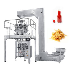 Pain Vertical gâteau beurre papier Pop confiture pochette automatique à plusieurs rangées congélation française 2.5Kg Machine à emballer les frites - Product Image 6