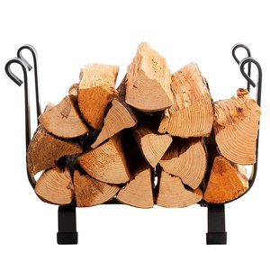 Metal Log Rack Fireplace Logs Decorative Colors Wood Storage Firewood Rack Holder