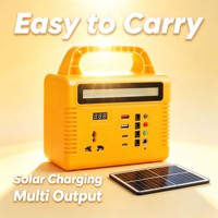 Station d'alimentation solaire portable haute puissance 120W, AC220V DC12V, générateur solaire portable multi-sorties pour une utilisation à domicile et en extérieur