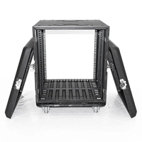 8U 12U 14U 16U Équipement De Protection Dj Flight Case Platine Flight Case Affiche Led PE Plastique Antichoc Flight Case Avec Table