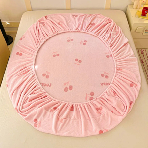 Sábana Plana Moderna Ultra Suave de Color Rosa Cereza, de Algodón Transpirable para Todas las Estaciones, Uso Hospitalario, Ropa de Cama para Adultos, Sábana Ajustable Premium - Product Image 2