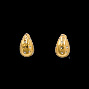 Fashion <b>Stud</b> <b>Earrings</b> 316L Stainless Steel PVD Gold Plating Resistant Sustainable - Product Image 3