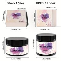 UV Dip Epoksi Reçine Tutkal Kokusuz Şeffaf UV Kristal Çiçek Yapımı Sıvı DIY UV Kürlenmiş El Yapımı Serigrafi Çiçek Şapka Süsü