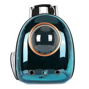 Top người bán trong suốt mèo du lịch mang theo túi cho mèo lưới thoáng khí bong bóng mèo Ba lô tàu sân bay Pet Carrier Túi