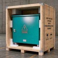 Armoire de contrôle de synchronisation Haowei HWTQ-400 à prix d'usine, 380V 400V 3P5W, double alimentation AC/DC 50Hz 60Hz, pour alimentation critique hospitalière