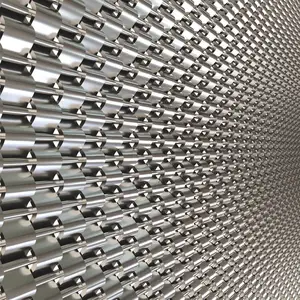Decorative Stainless Steel Knitted Wire Fenc Mesh Panels Price Per Meter Diamond Mesh Wire Roll Fence