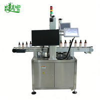 Marquage laser UV double faisceau pour gravure de codes QR, dates et codes produits internes sur flacons cosmétiques et pharmaceutiques – Emballage de traçabilité anti-contrefaçon