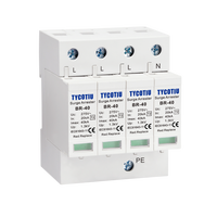 TY-40 4P AC SPD 40kA T2 Parafoudre industriel Dispositif de protection contre les surtensions Supresor de picots Anti-surtension