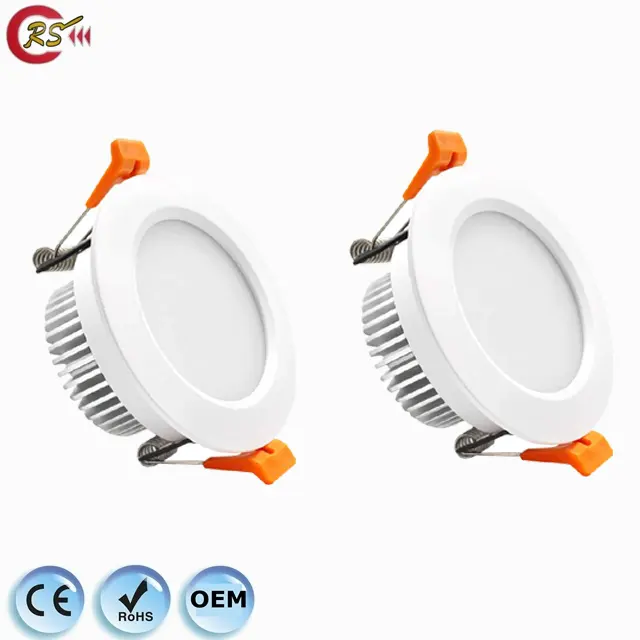 3 pouces A MENÉ L'éclairage Enfoncé Dimmable Downlight 5W 3000K Blanc Chaud A MENÉ le Plafonnier avec Lecteur LED