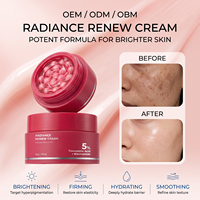 Crème en capsules à la niacinamide pour éclaircir et hydrater en profondeur 55g Hydratant nourrissant pour les peaux sèches, ternes et irrégulières