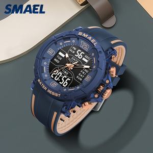 Relojes SMAEL 8140 de Alta Calidad con Pantalla Digital-Analógica Dual, Resistentes al Agua 5ATM, Relojes Deportivos de Silicona - Product Image 6