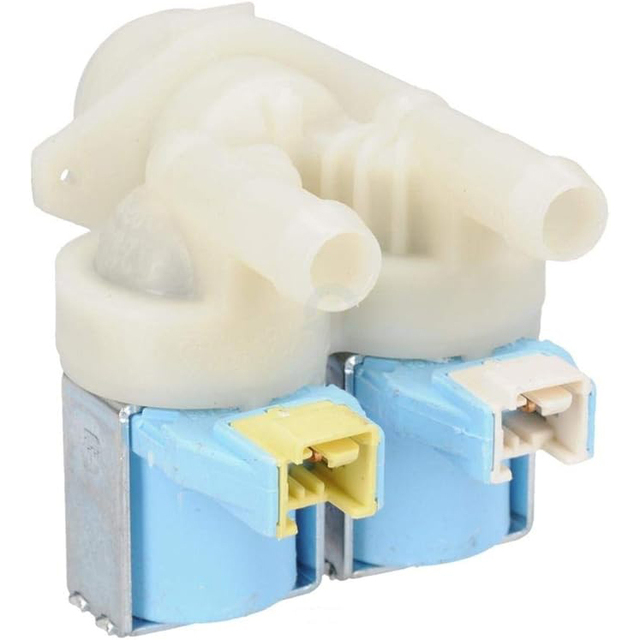2906870200 Electric Double Water Inlet Valve 2-Way 180 for Washing Machine OEM Replacement