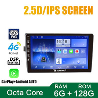 Pour Toyota Verso 2010-2015, autoradio Android 9 pouces, double DIN, octa-core, quad, stéréo de voiture, GPS, navigation