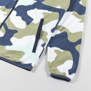 Lussuosa ciotola posteriore personalizzata con Zip intera <span class=keywords><strong>giacca</strong></span> in pile elegante Unisex a metà strato con calore leggero in pile in micropile - Product Image 4