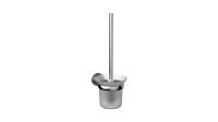 Porte-brosse de toilette moderne en alliage de zinc et acier inoxydable brossé KAIIY – Accessoires de salle de bain