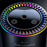 Diffuseur d'arômes et humidificateur de voiture YUEHANGTC avec projection étoilée, atomisation nano, démarrage/arrêt automatique, pour plantes