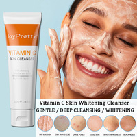 Produit populaire Marque distributeur Crème moussante anti-acné Nettoyant hydratant pour le visage Vitamine C naturel Nettoyant visage Peaux sensibles pour peaux grasses