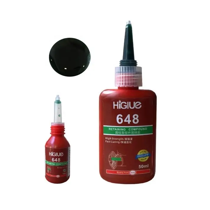 Adhesivo Industrial de 250ml, sellador de silicona neutral, adhesivo anaeróbico verde de alta resistencia, adhesivo de retención, pegamento 648