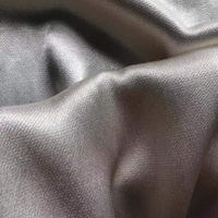 Tissu en satin rayonne viscose tissé en gros lisse pour vêtements en lurex pour femmes