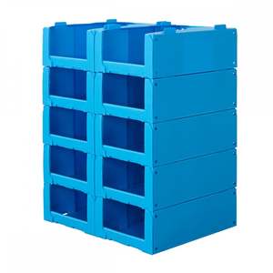 Bacs d'expédition empilables <span class=keywords><strong>en</strong></span> <span class=keywords><strong>Coroplast</strong></span>, Conteneurs postaux, Bacs de stockage <span class=keywords><strong>en</strong></span> plastique Corex pour entrepôt, Boîtes d'emballage <span class=keywords><strong>en</strong></span> Corflute, Boîtes de déménagement, Boîtes de classement - Product Image 6