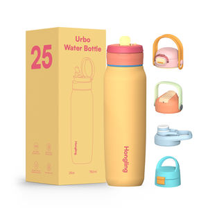 Borraccia Urbana Hong Ling da 25oz con Cannuccia Rimovibile, Personalizzabile con Vari Coperchi Inclusi - Product Image 1