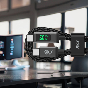 Nylon LED hiển thị kỹ thuật số 5A Cáp dữ liệu PD sạc nhanh 60 Wát ttype-c dữ liệu silicon cáp điện thoại di động máy tính bảng - Product Image 6