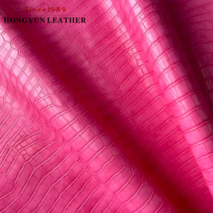 Pelle Sintetica PU Personalizzata Resistente con Motivo a Coccodrillo Impermeabile Ecologica Texture a Scacchi Effetto Pietra per Borse e Scarpe - Product Image 2