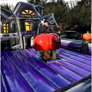 Halloween bên máy bí ngô cưỡi trò chơi Inflatable bò cơ khí Rides Rock Bull Rides cho công viên giải trí - Product Image 3