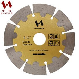 Disco de Sierra Ranuradora de <span class=keywords><strong>115</strong></span> <span class=keywords><strong>mm</strong></span>, 125 <span class=keywords><strong>mm</strong></span>, 155 <span class=keywords><strong>mm</strong></span>, 180 <span class=keywords><strong>mm</strong></span>, 230 <span class=keywords><strong>mm</strong></span>, 4.5-9 Pulgadas para Ranurar Granito Duro, Hormigón y Hormigón Armado - Product Image 4