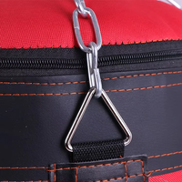 Sac de frappe suspendu personnalisé en tissu Oxford robuste et cuir, pour entraînement de boxe, avec remplissage de sable écologique