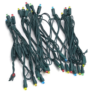 Giáng sinh trang trí cây 110V 4 inch khoảng cách 50 <span class=keywords><strong>Led</strong></span> 5 mét <span class=keywords><strong>mini</strong></span> <span class=keywords><strong>LED</strong></span> hình nón nhấp nháy chuỗi đèn - Product Image 1