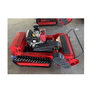 Robot tondeuse automatique 2024, mini tracteur à chenilles télécommandé pour la ferme - Product Image 6