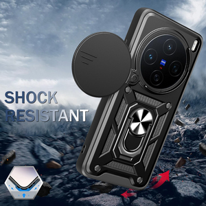 เคสไฮบริดคุณภาพสูงพร้อมห่วงสวมนิ้วสำหรับ <span class=keywords><strong>VIVO</strong></span> X200 X80 T1 V29E Y300 Y91 Y76 Y38 Y19S Pro Lite 4G 5g - Product Image 4